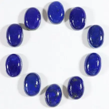 Natural Lapis Lazuli Smooth Oval Calibrated Cabochon Wholesale Price Loose Stones For Jewelry Making Buy Online Now