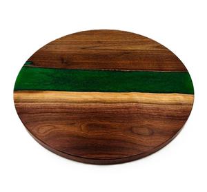 Tabla de cortar de madera ecológica de primera calidad Diseño de juntas de plástico duradero único Producto Premium artesanal - Product Image 6