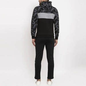 Ensemble de survêtement décontracté pour homme, brodé, coupe ajustée, 100 % coton, polaire respirant - Product Image 6