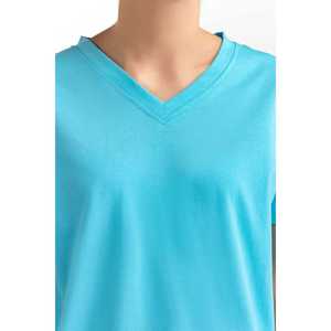 Camiseta de Punto Transpirable Azul Claro 231-213-010 a - Product Image 2