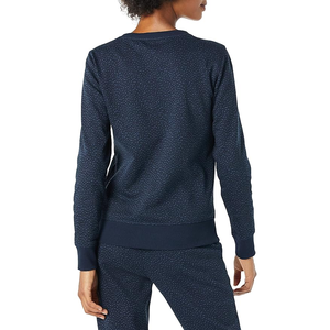 Otoño Invierno algodón hecho deportes pulóver personalizado de gran tamaño cuello redondo mujeres sudadera al por mayor de alta calidad - Product Image 5