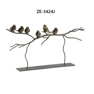 Sculpture de cheval en aluminium plaqué antique moderne, art de luxe fait main, décoration de table, statue polie - Product Image 2