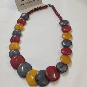 Exporte des colliers en résine faits à la main de qualité Style classique pour les fêtes de mariage à la mode - Product Image 1