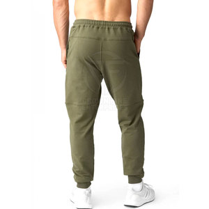 Ropa deportiva informal ligera para hombre con logotipo personalizado, pantalones de chándal lavados oscuros de talla grande para uso en exteriores, hechos de algodón - Product Image 2