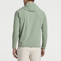 Sweat-shirts à fermeture éclair sur le devant pour hommes, en coton épais de haute qualité, sur mesure