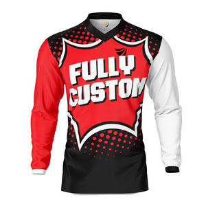 Maillot de Motocross 100% Polyester Sublimation Unisexe Mesh Personnalisé de Qualité en Gros pour Hommes - Product Image 5