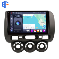 Autoradio Android 15 9 pouces Lecteur vidéo MP5 Octa Core WIFI GPS Navigation Écran tactile pour Honda Fit Jazz City 2002-2007 RHD