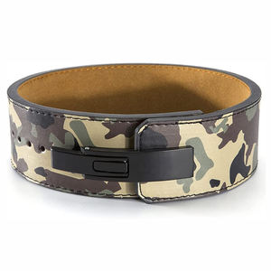 Cinturones de gimnasio de levantamiento de pesas de cuero de vaca de alta calidad 2024, logotipo personalizado, palanca de levantamiento de pesas Unisex, equipo de levantamiento de pesas - Product Image 1