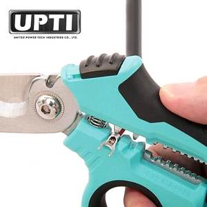 Taiwan a fabriqué des outils de bricolage professionnels de haute qualité 8 "ciseaux d'électricien à poignée antidérapante en plastique de Type d'angle inoxydable robuste - Product Image 6