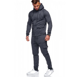 Custom Cotton <b>Hoodies</b> Comfortable Men Tracksuits High Quality Men Sweat Suit Lightweight <b>Running</b> Wear Tracksuits For Men - Product Image 3
