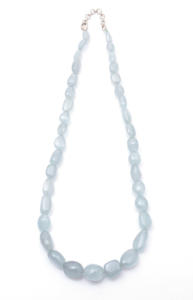 Collar de Cuentas con Nudo de Piedras Preciosas, Joyería Hecha a Mano con Cianita para Unisex, Estilo Étnico, Regalo, Uso Diario, Ocasiones Festivas - Product Image 4