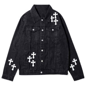 Chaqueta Vaquera Extra Grande para Hombre, Diseño Moderno, Precio Económico, Chaquetas Vaqueras para Hombre - Product Image 1