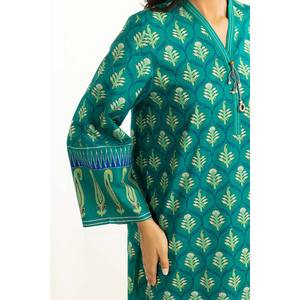 IUSTKSD-1227 Traje Casual Estampado Khaddar de 3 Piezas para Verano - Product Image 1