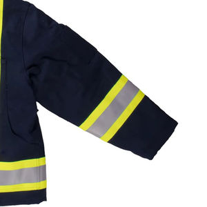 Veste de sécurité réfléchissante imperméable ANSI Classe 2 pour hommes, vêtement d'extérieur léger haute visibilité avec logo personnalisé pour la sécurité sur le chantier - Product Image 3