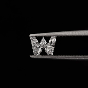 Forma antigua 1Ct IGI Certified VVS Lab Grown Diamond Alphabet W Fancy Cut Diamante suelto para la fabricación de colgantes al mejor precio - Product Image 1