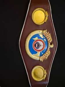 เข็มขัดแชมป์มวยแบบกำหนดเองพร้อมสายหนัง - Product Image 1