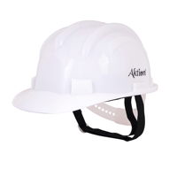 Casque de sécurité blanc pour la construction | Casque industriel avec suspension réglable | Protection durable de la tête en EPI
