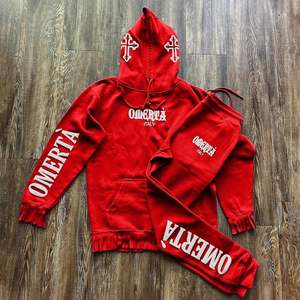 Conjuntos de Chándales, chándales apilados Vintage personalizados, lavado ácido y bordado, chándal, pantalones de chándal, conjunto de 500Gsm y sudadera con capucha para hombre - Product Image 4