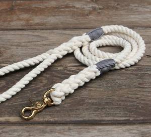 Handmade Cotton Rope <b>Dog</b> <b>Leash</b> - Handmade <b>Dog</b> <b>Leash</b>, Wedding <b>Leash</b> - Product Image 3