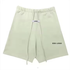Shorts en toile décontractés pour hommes, taille mi-haute, motif uni, pour l'été, la gym et le fitness, séchage rapide, service OEM, conception personnalisée - Product Image 2