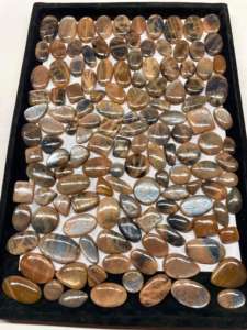 100% naturel noir pierre de lune Cabochon poli pierre précieuse en vrac pour bijoux et artisanat d'art cadeau parfait pour elle - Product Image 4