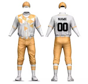 Hermoso uniforme de béisbol para hombres, secado rápido, transpirable y ajustable, para niños, para hombres negros Unisex, camisas de béisbol, Pantalones - Product Image 1