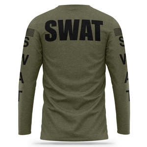 Real Essentials SWAT <b>Men's</b> T-<b>Shirts</b> Cotton Blend <b>Long</b> <b>Sleeve</b> <b>Casual</b> Basic Tee Athletic Performance Moisture Wicking - Product Image 6