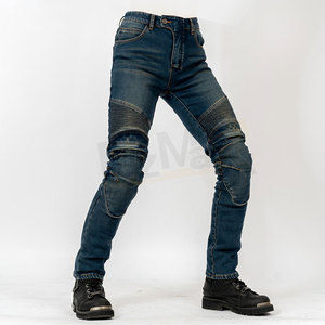 Pantalones vaqueros cómodos para hombre, Jeans de moto ligeros personalizados, OEM, hechos en Pakistán - Product Image 1