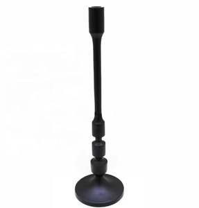 Soporte de vela antiguo de hierro y madera Natural de gran venta, soporte de Pilar, soporte de vela de estilo clásico para decoración de boda hecha a mano - Product Image 2