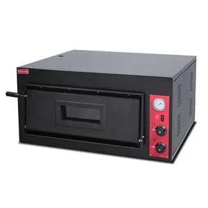 Commercial kitchen machine use for bakery Electric Pizza Oven with 1-layer HEP-1