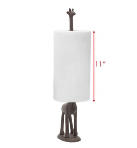 Porte-serviettes en papier en forme de girafe avec base ovale Distributeur de taille personnalisée pour cuisine salle de bain hôtel bureau par ACMI Inde - Product Image 4