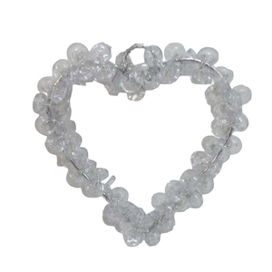 Fer fait main/perles suspendus coeur tenture murale décoration nickelage pour la décoration de noël personnalisé en vrac - Product Image 5