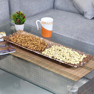 Meilleure vente plateau en aluminium fait main en relief pour table restaurant hôtel maison à prix raisonnable - Product Image 3