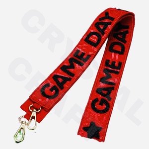 CRYSTAL CRAFT Go Buckeyes Estilo indio Cuentas de vidrio Color personalizado Correa para monedero Logotipo personalizado Correas para bolsos Accesorios - Product Image 3