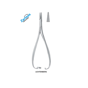 Porte-aiguilles Lichtenberg en acier inoxydable de haute qualité 20 cm Fabricant d'instruments chirurgicaux - Product Image 5