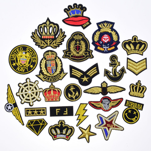 Parches Bordados con Diseño de Alfabeto, Corona, Estrella y Escudo, Tejidos en Chenilla Ecológica, al por Mayor para Hombre/Mujer - Product Image 2