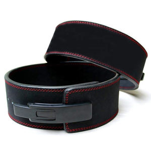 Fitness Body Building Cuero de vaca Gimnasio Cinturones Palanca Levantamiento de pesas Cinturón de cuero para hombres Precio barato - Product Image 1