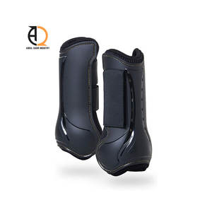 รองเท้าบูทป้องกันเอ็นขาสำหรับม้าคุณภาพพรีเมียมทำจากนีโอพรีน - Product Image 4