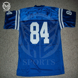 Venta al por mayor barato sublimación impreso fútbol americano Jerseys personalizado de gran tamaño Boxy fútbol americano Jersey - Product Image 4