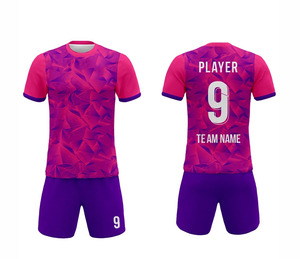 Vedo Custom Logo Ladies <b>Soccer</b> Uniform Kits <b>Dropshipping</b> Polyester Blank Football <b>Jersey</b> for Adults and Kids Set Style - Product Image 2
