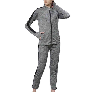 Ensemble de survêtement élégant pour femmes, deux pièces, vêtements de sport, tenue de sport, vêtements de jogging pour l'entraînement et la vie active - Product Image 3