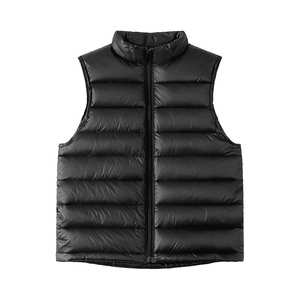 Chaqueta de burbuja sin mangas personalizada para hombre, prendas de vestir de invierno, chaleco de utilidad - Product Image 1