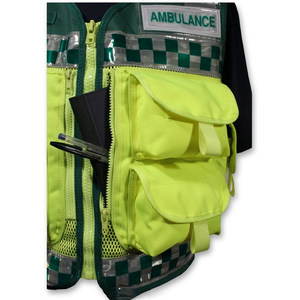 Fabricant personnalisé de vêtements de sécurité réfléchissants gilet à poches multiples gilet de sauvetage d'intervention ambulance paramédicale avec bandes réfléchissantes - Product Image 2