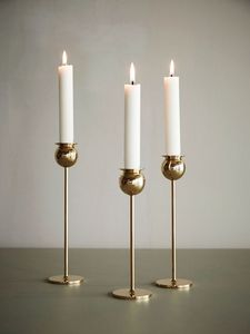 Porte-bougie triple en métal moderne pour une décoration élégante de table à manger, centre de table de mariage et style d'intérieur de salon - Product Image 5