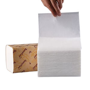 Lot de 100 serviettes en papier jetables biodégradables, de qualité alimentaire, compostables - Product Image 2