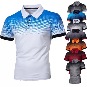 Polo con logotipo personalizado para hombre, Polo de golf de poliéster y LICRA con impresión por sublimación de alta calidad - Product Image 6