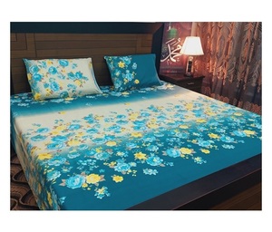 Classical Printed Bedding <b>Double</b> <b>Bed</b> <b>Sheet</b> In Cotton - Product Image 1