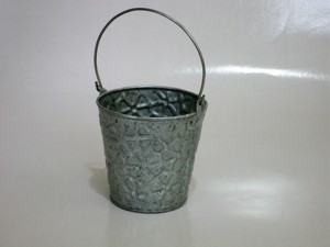 Pot de fleurs de jardin galvanisé, pot de fleurs en fer galvanisé, support de fleurs galvanisé, pot de fleurs décoratif en métal suspendu - Product Image 4