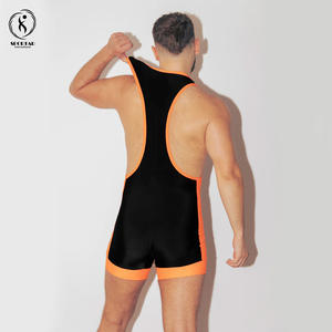 Fabricant de maillots de lutte de haute qualité Uniforme de lutte imprimé par sublimation OEM Logo personnalisé Vêtements de sport Combinaison de lutteur - Product Image 2
