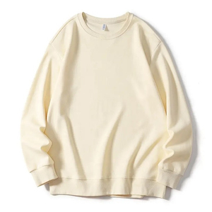 Sudadera de tela de algodón grueso 400 Gsm para hombre, sudadera con estampado liso personalizado, sudadera para hombre de la mejor calidad - Product Image 1